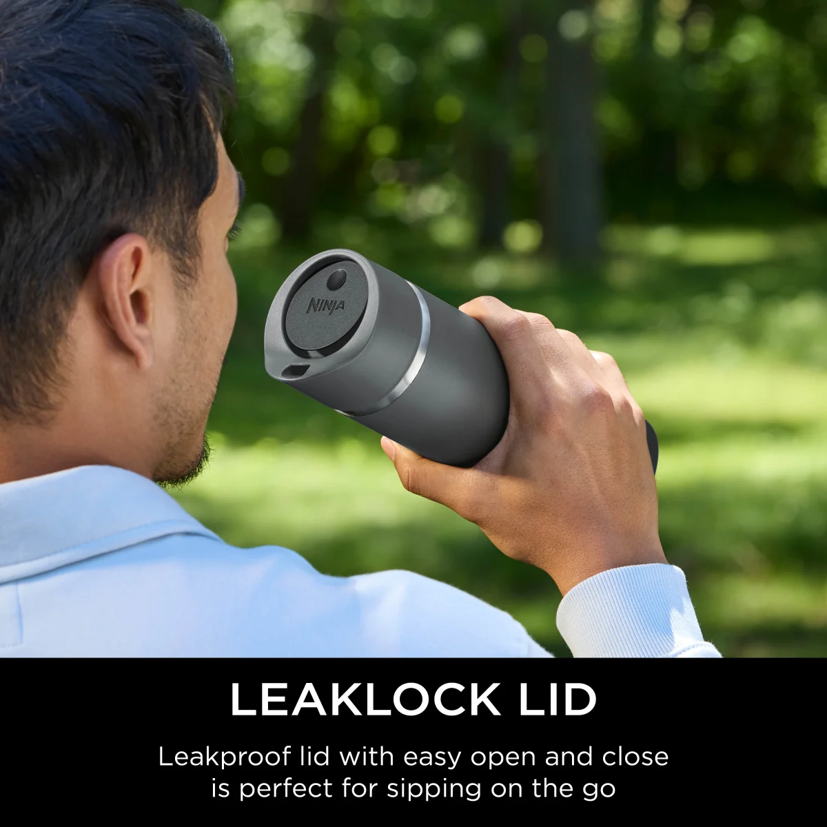 Ninja 400 ml Sip Perfect Travel Mug – Black DW1603EUUKBK