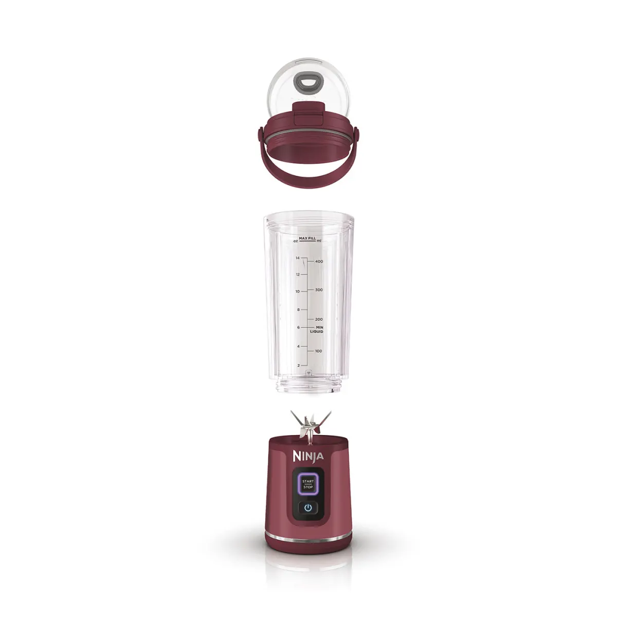 Ninja Blast Cordless Portable Blender – Cranberry [BC151UKCR]