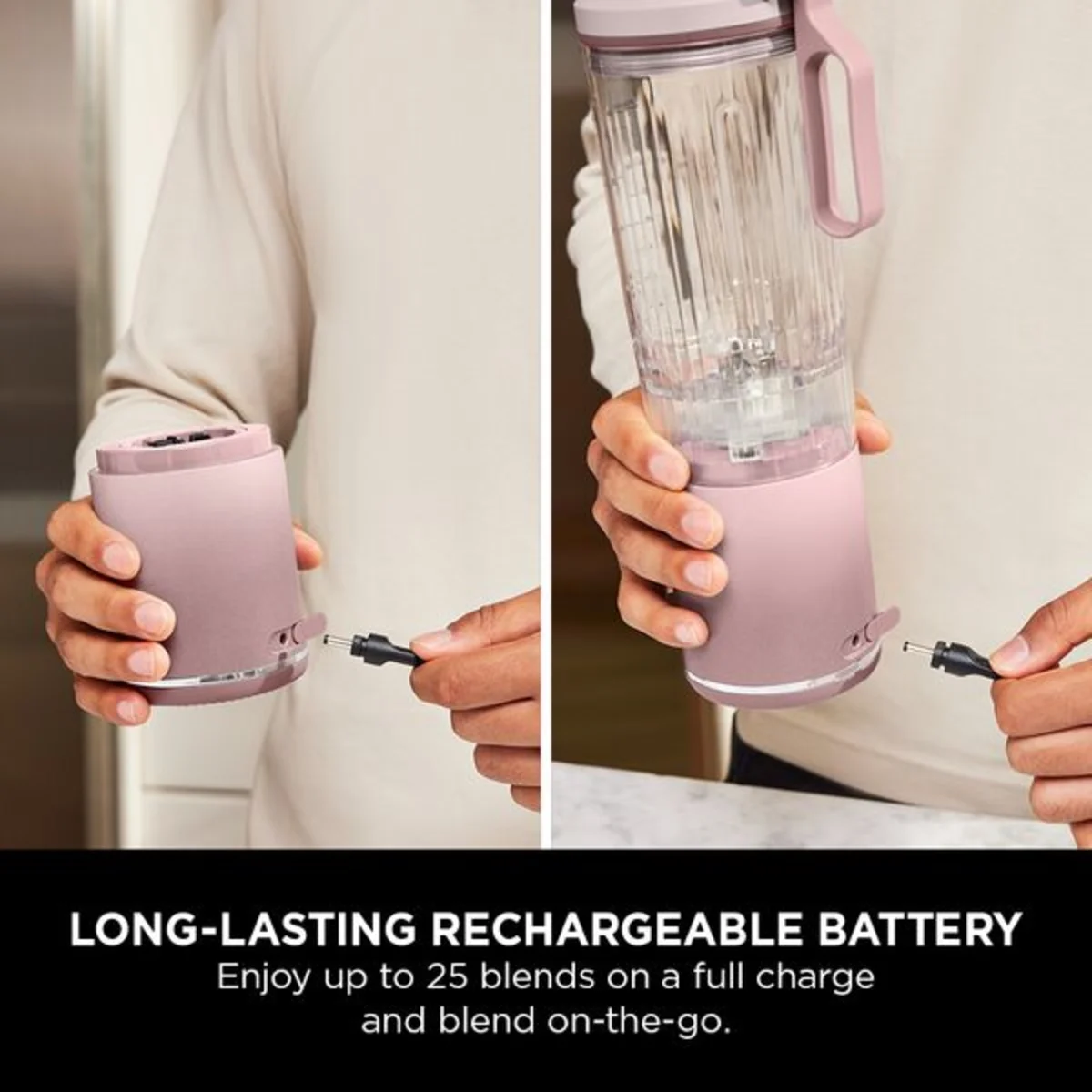 Ninja Blast Max Portable Blender - Dusty Pink BC251UKPK