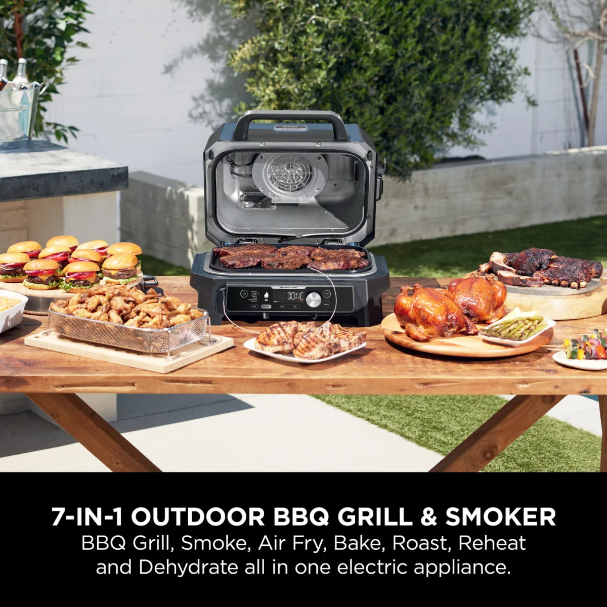Ninja Woodfire Pro Connect XL Electric BBQ Grill & Smoker