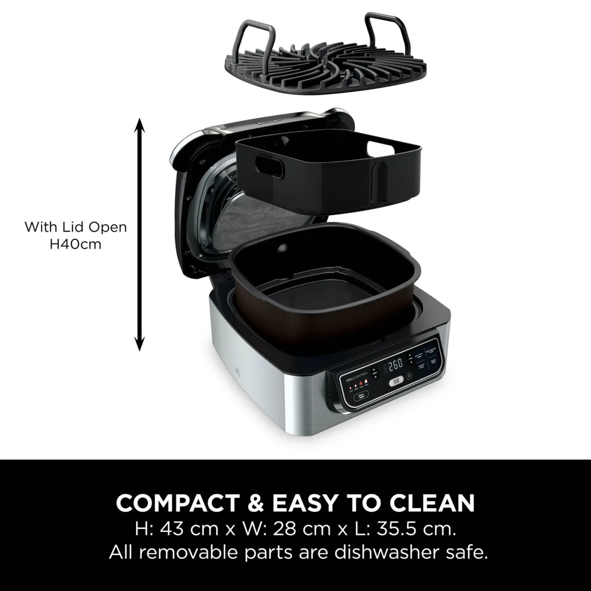 Ninja Foodi Health Grill & Air Fryer AG301UK