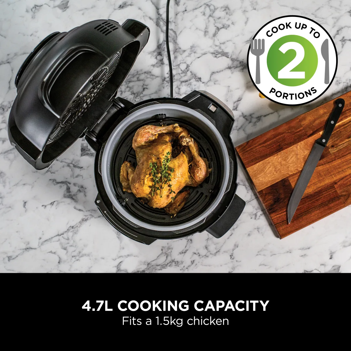 Ninja Foodi Mini 6-in-1 Multi-Cooker 4.7L OP100UK