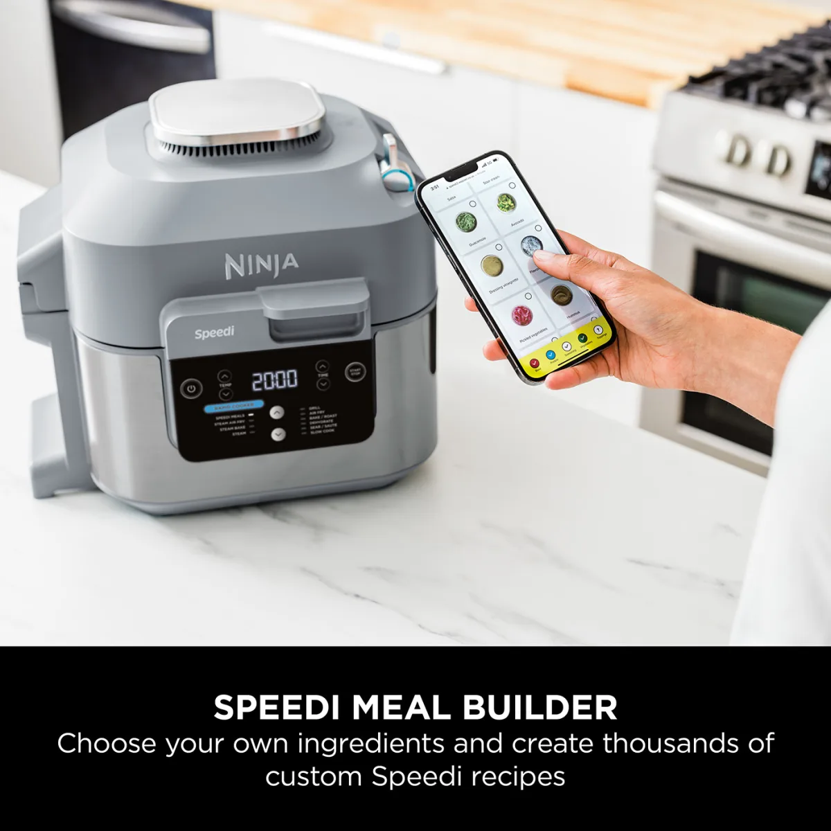 Ninja Speedi 10-in-1 Rapid Cooker and Air Fryer with Stackable Chopper Exclusive Bundle