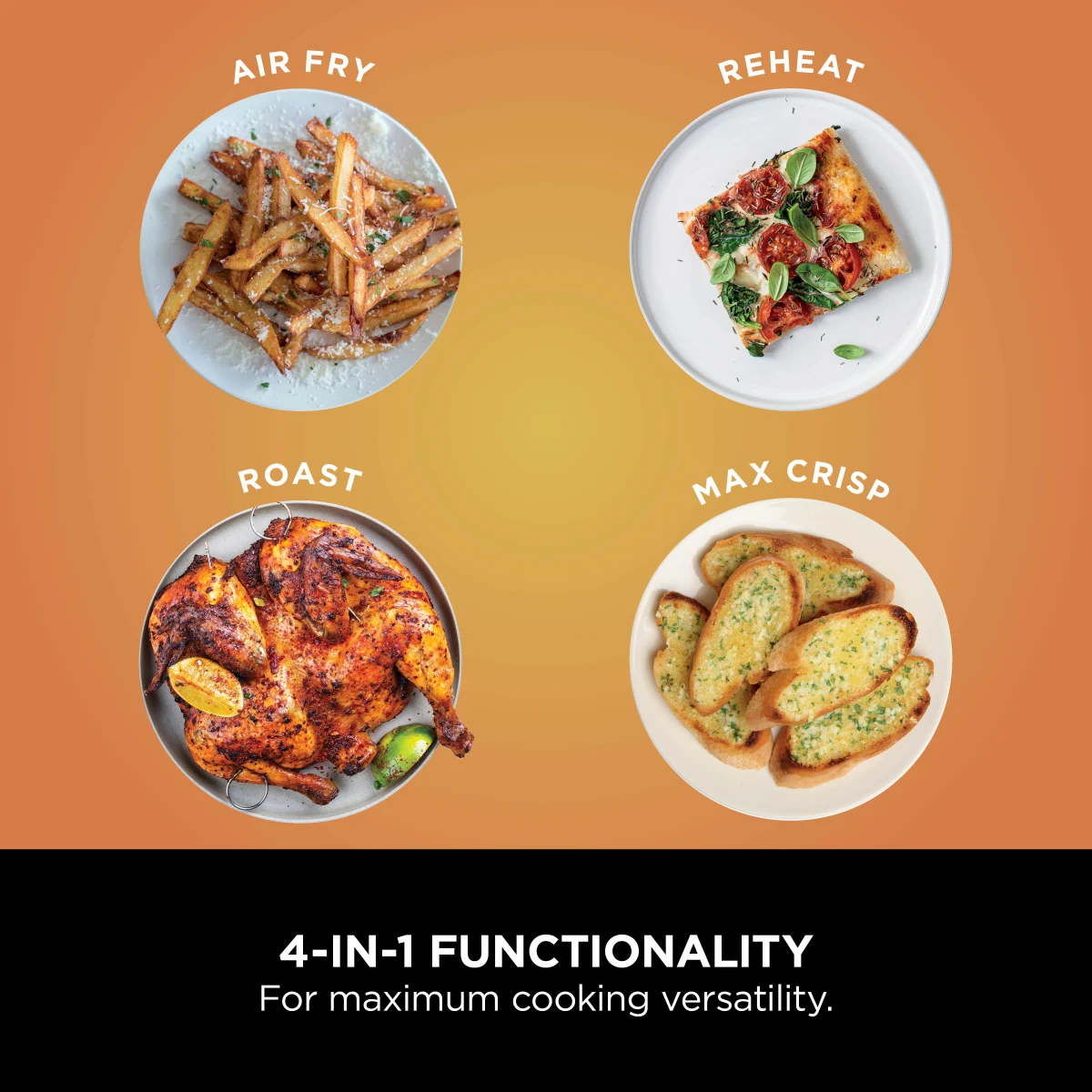 Ninja Foodi 4-in-1 Dual Zone Air Fryer 7.6L AF200UK