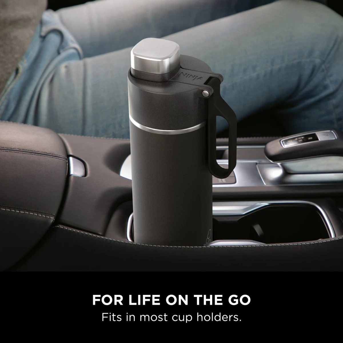 Ninja Thirsti 700 ml Travel Bottle – Black DW2401EUUKBK