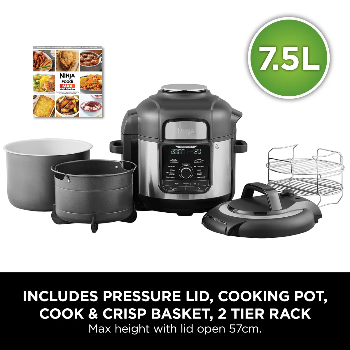 Ninja Foodi MAX 9-in-1 Multi-Cooker 7.5L OP500UK