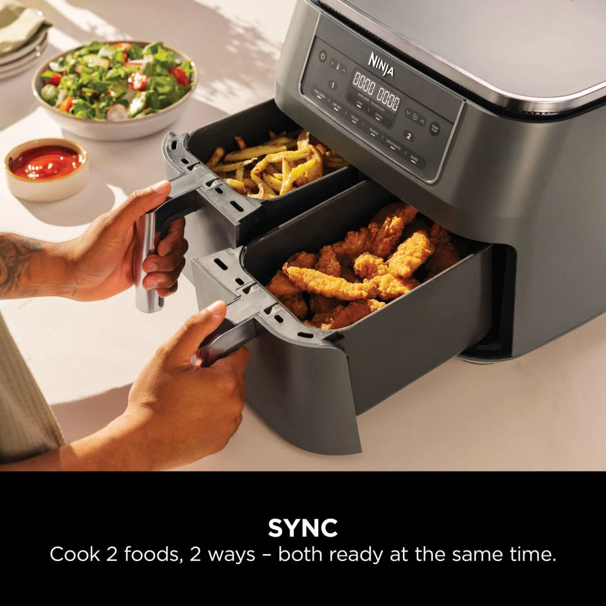 Ninja 6-in-1 Dual Zone Air Fryer 7.6L DZ300UK