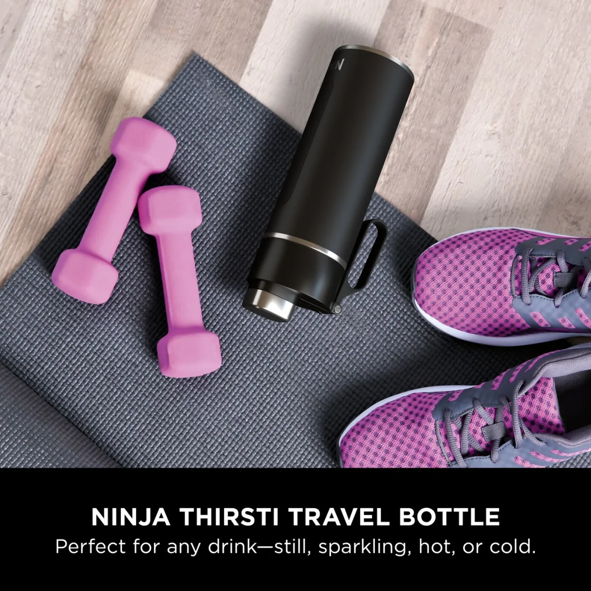 Ninja Thirsti 700 ml Travel Bottle – Black DW2401EUUKBK