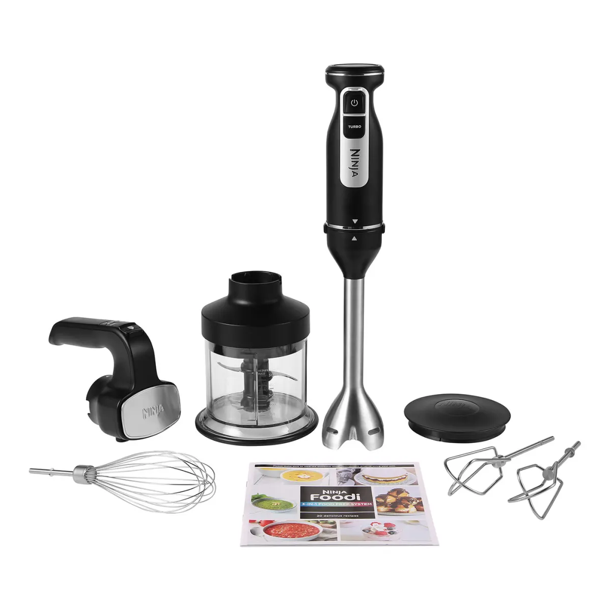 Ninja Foodi 3-in-1 Hand Blender, Mixer & Chopper CI100UK