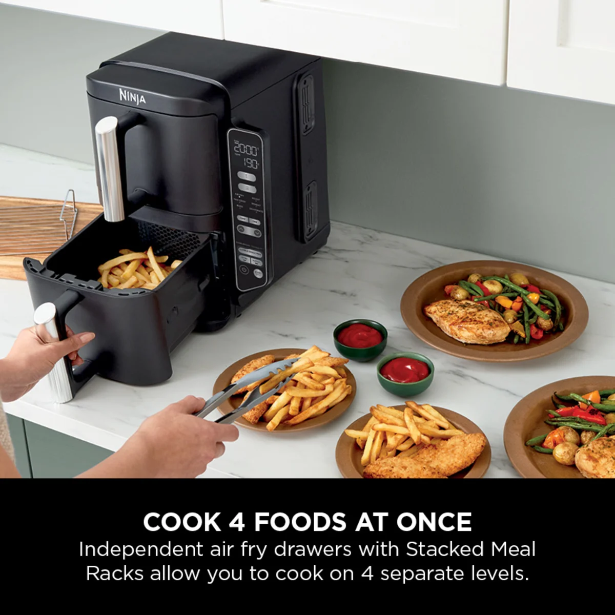 Ninja Double Stack 2-Drawer Air Fryer 7.6L – SL300UK