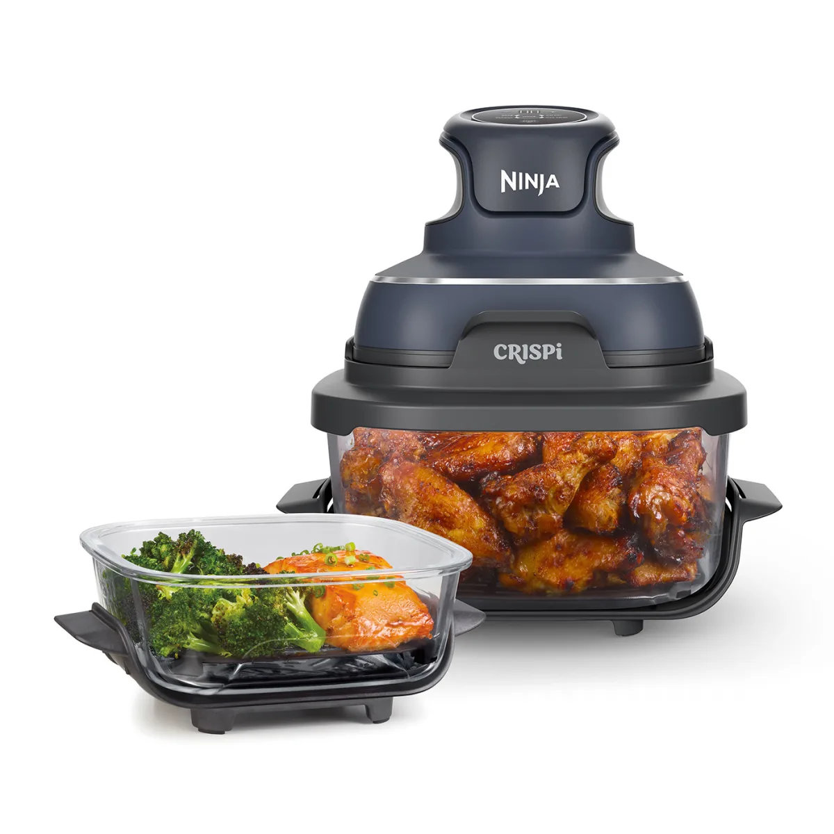Ninja CRISPi 4-in-1 Portable Glass Air Fryer - Cyber Space FN101UKGY