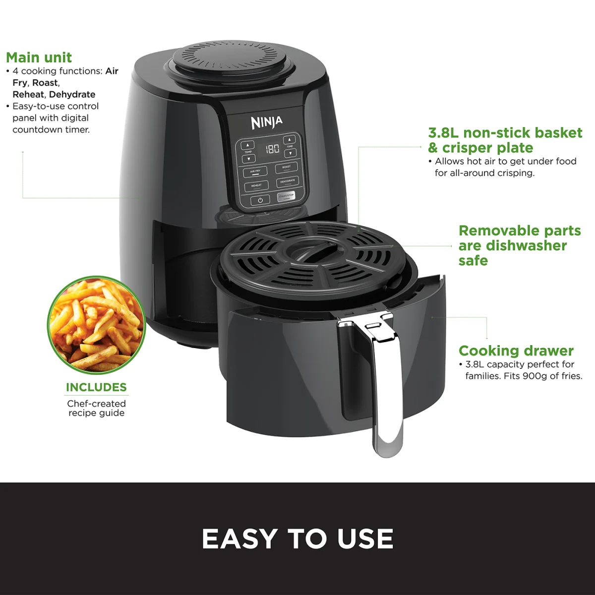 Ninja Air Fryer AF100UK