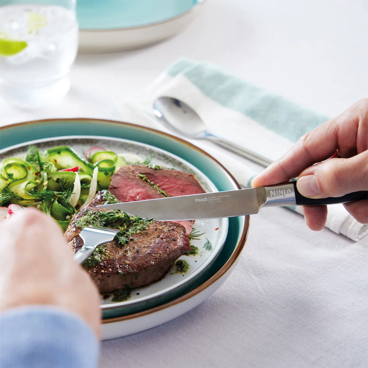 Refurbished Ninja Foodi StaySharp Steak Knives – 6-Piece Set [K32106UKREF] | Excellent Condition