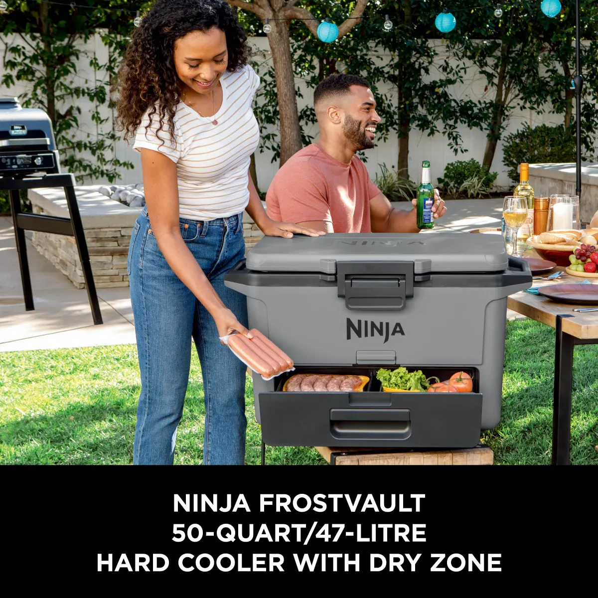 Ninja FrostVault 50QT/47L Hard Cooler - Slate Grey FB151UKGY