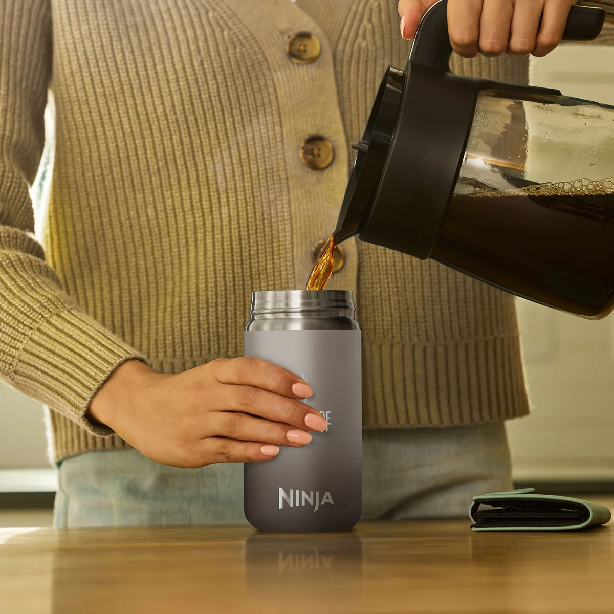 Ninja 300 ml Sip Perfect Travel Mug – Stone DW1203EUUKST