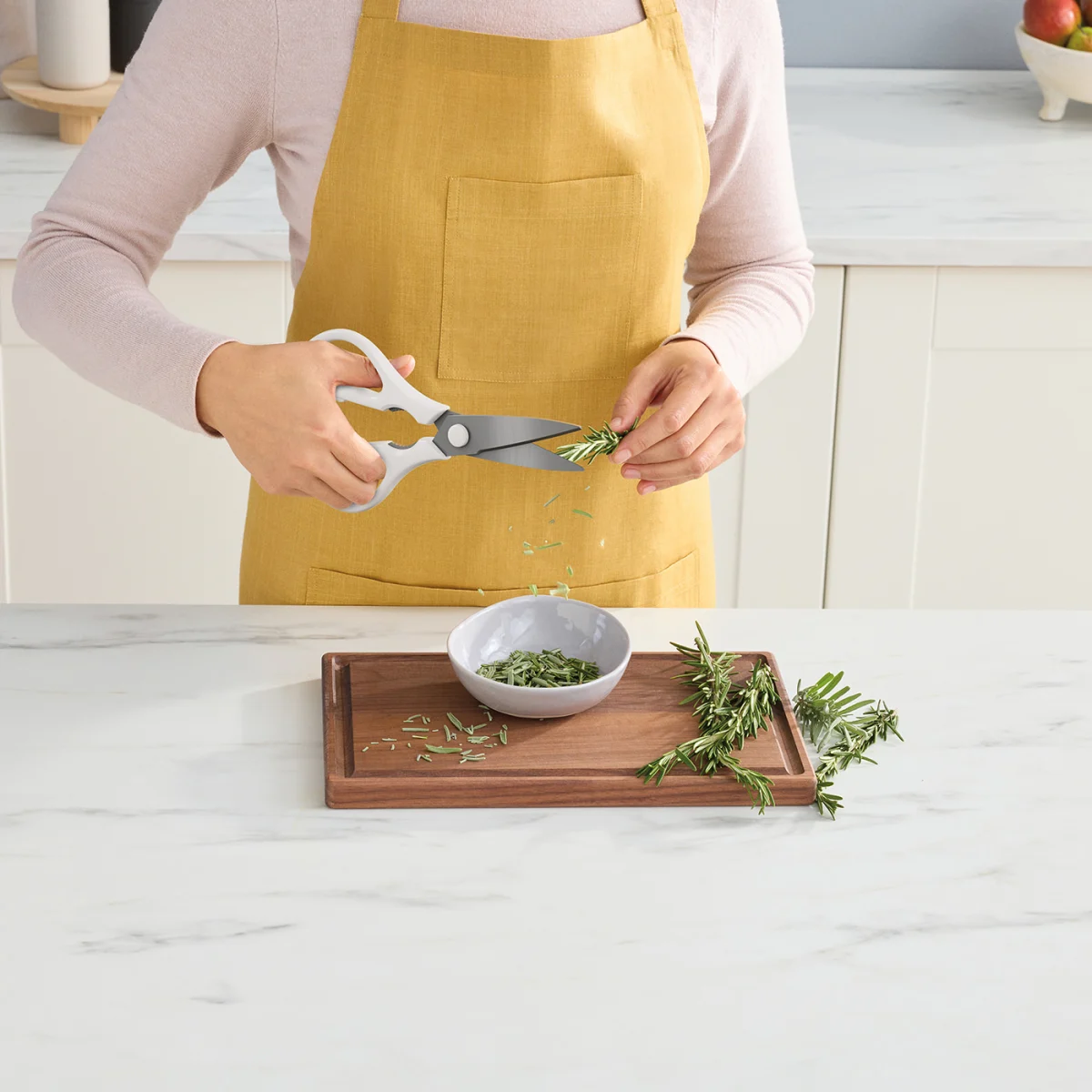 Refurbished Ninja StaySharp Stainless 6-Piece Knife Set & White Block – [K62006EUWHREF] | Excellent Condition