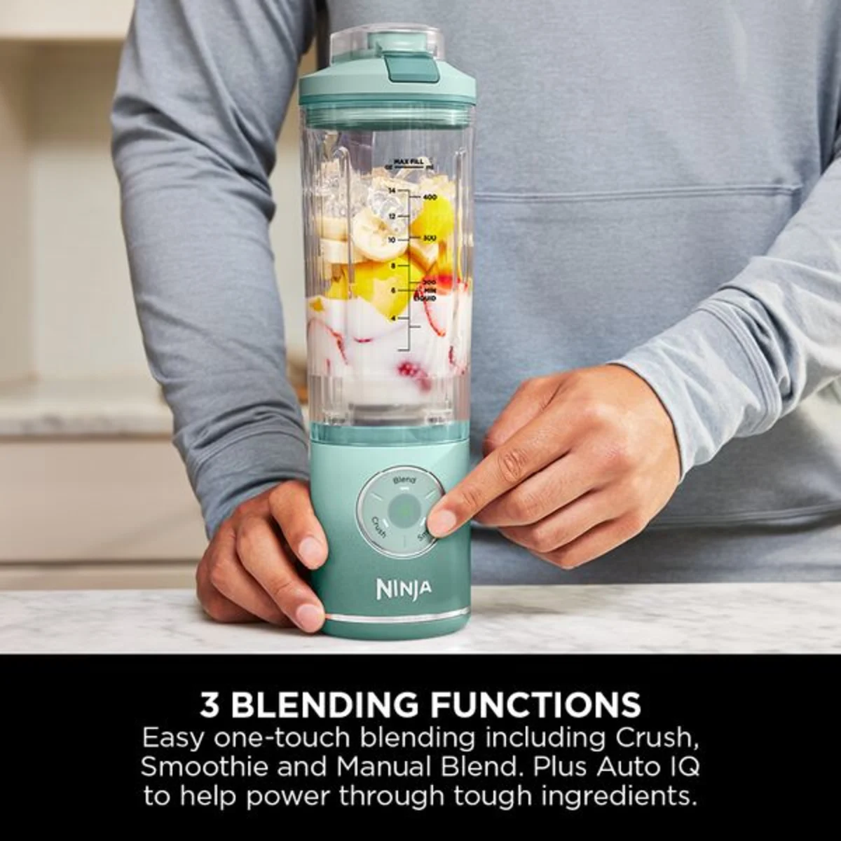 Ninja Blast Max Portable Blender - Seaglass BC251UKMT