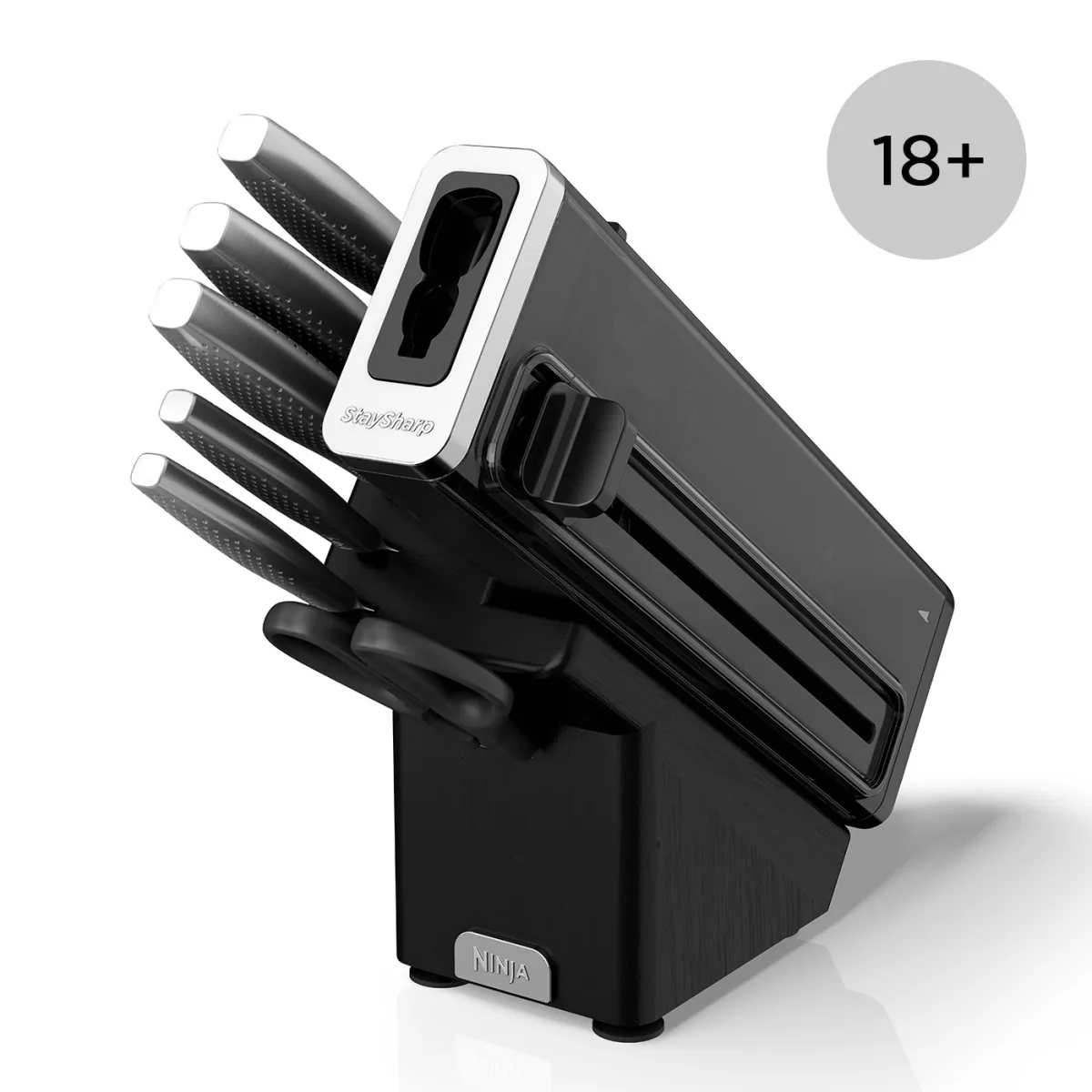 Ninja StaySharp Stainless 6-Piece Knife Set & Wood Block – K62006EUUK