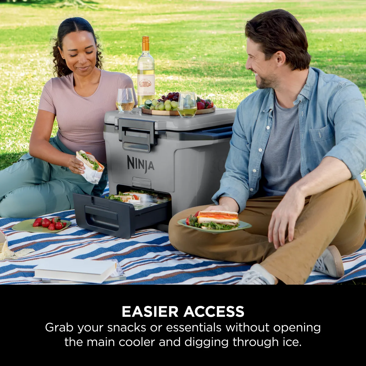 Ninja FrostVault 30QT/28L Hard Cooler - Slate Grey FB131UKGY