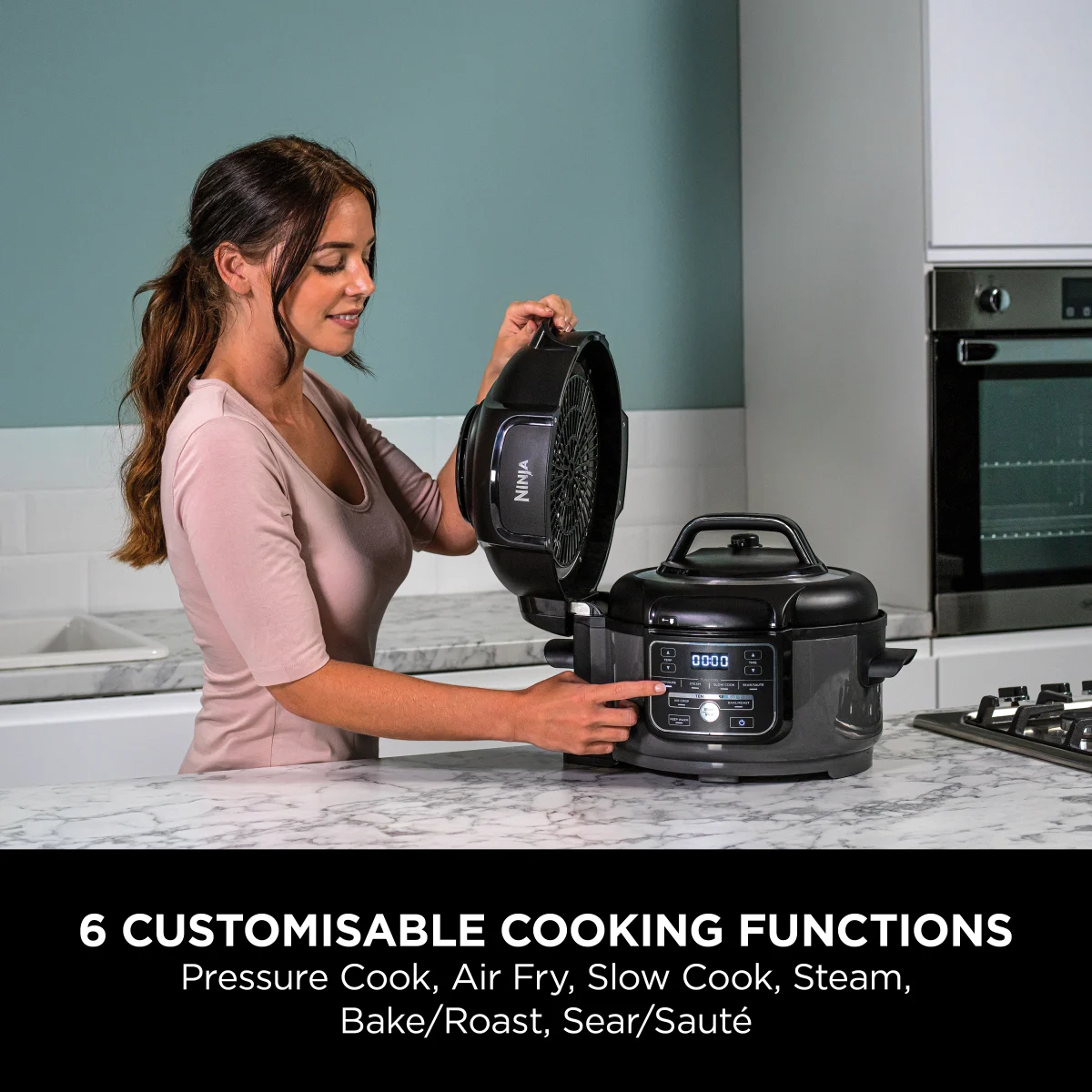 Ninja Foodi Mini 6-in-1 Multi-Cooker 4.7L OP100UK