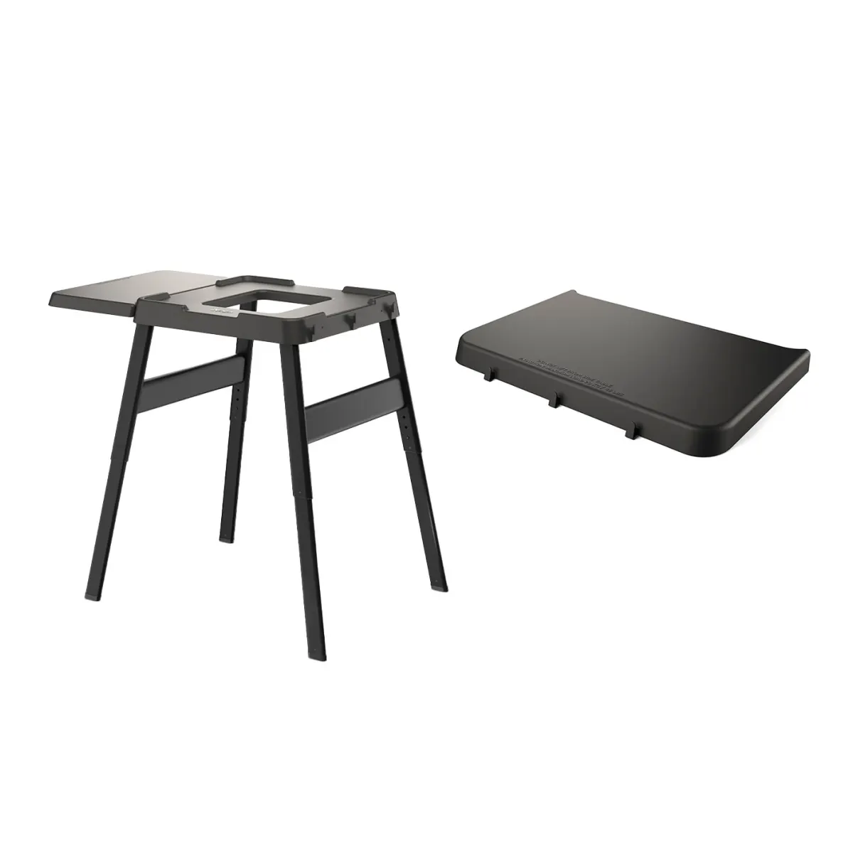 Ninja Woodfire Adjustable Stand with Additional Side Table