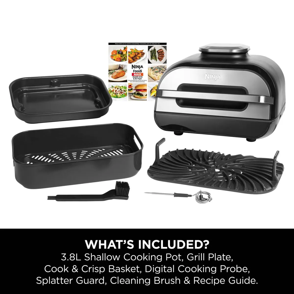 Ninja Foodi MAX Health Grill & Air Fryer AG551UK
