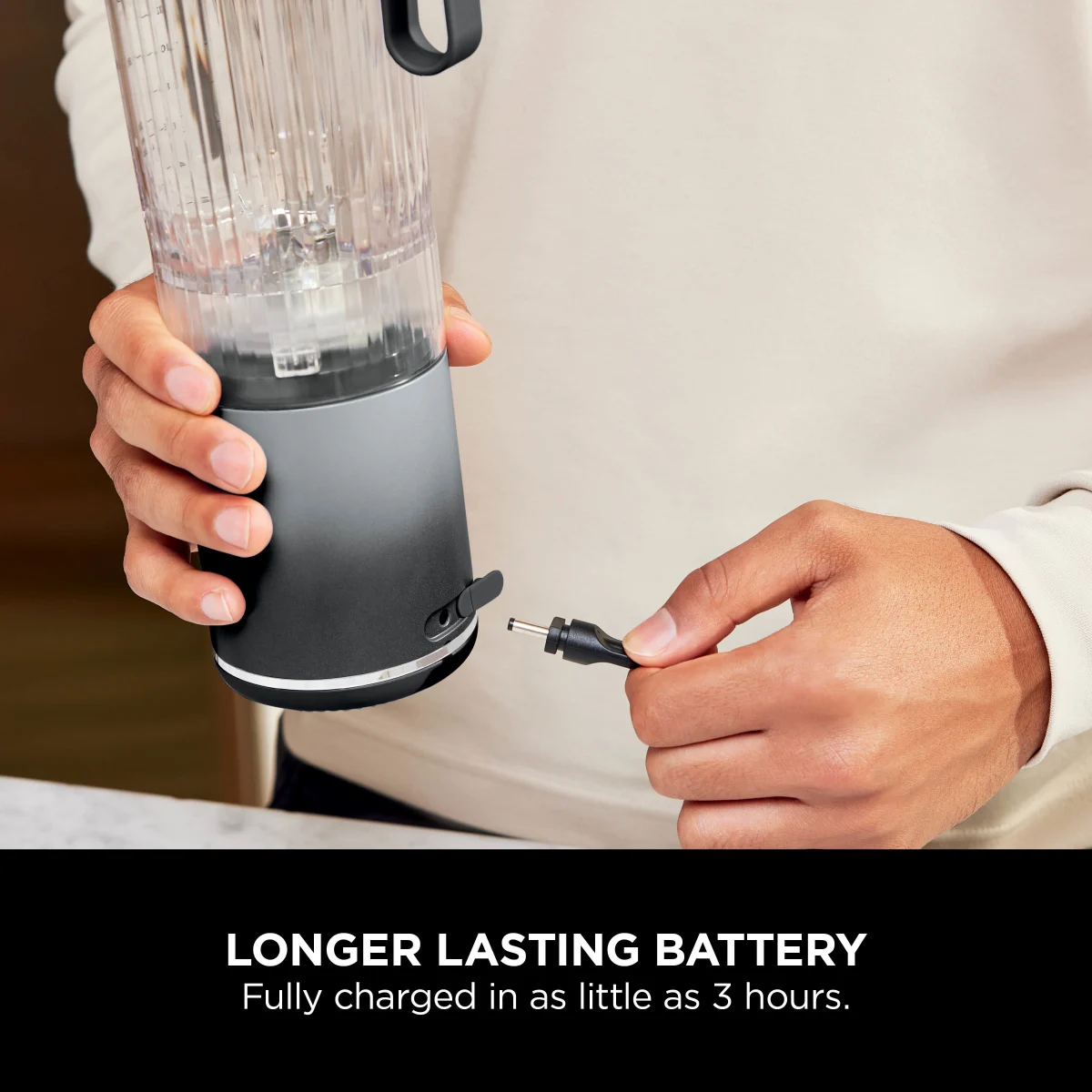 Ninja Blast Max Portable Blender - Cool Grey BC251UKGY