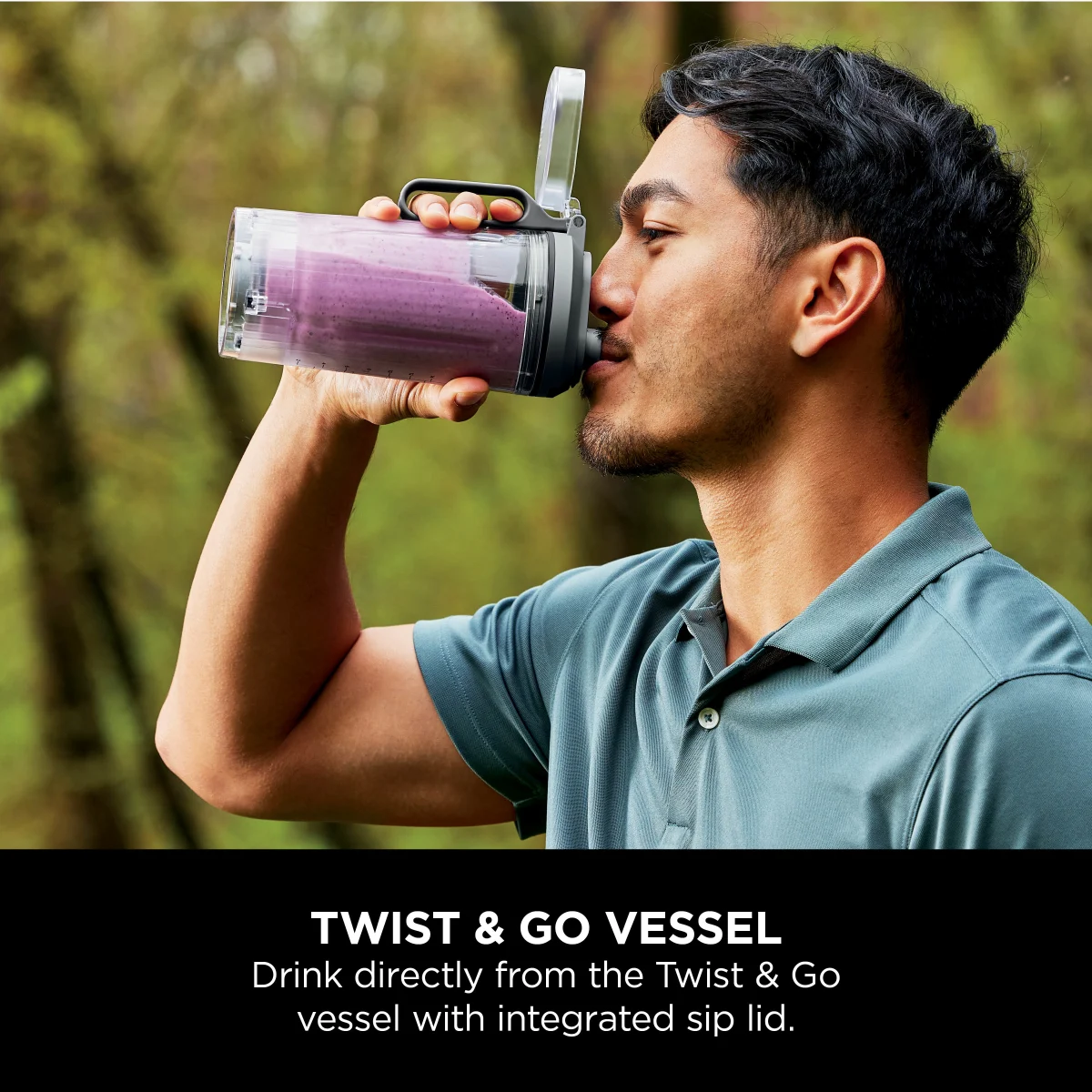 Ninja Blast Max Portable Blender - Cool Grey BC251UKGY