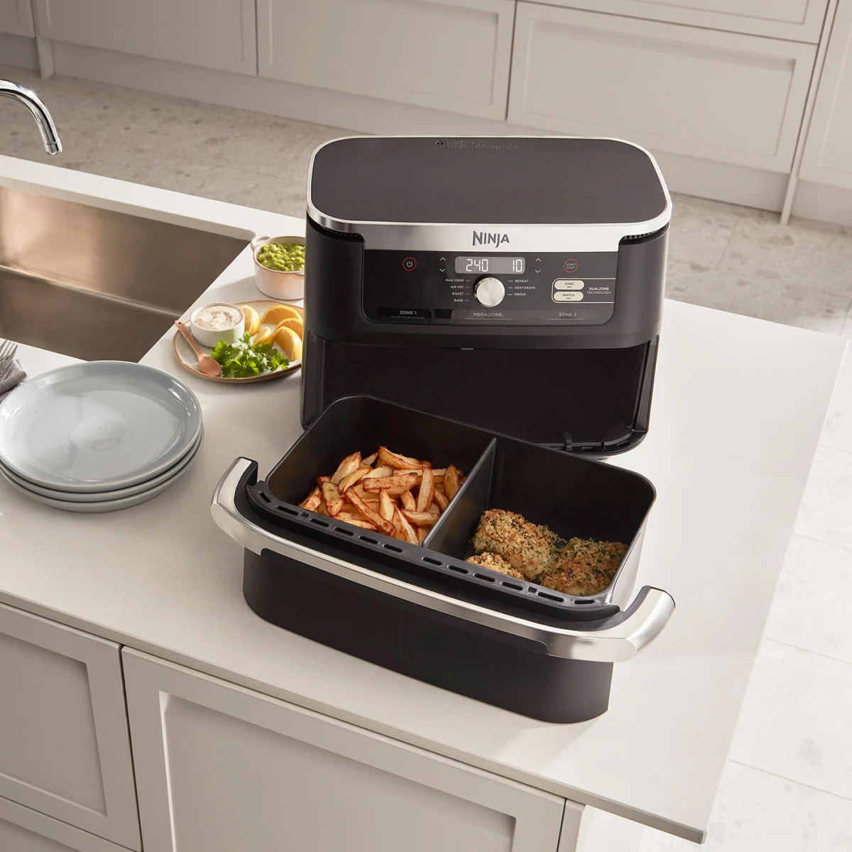 Ninja Foodi FlexDrawer Dual Air Fryer 10.4L AF500UK