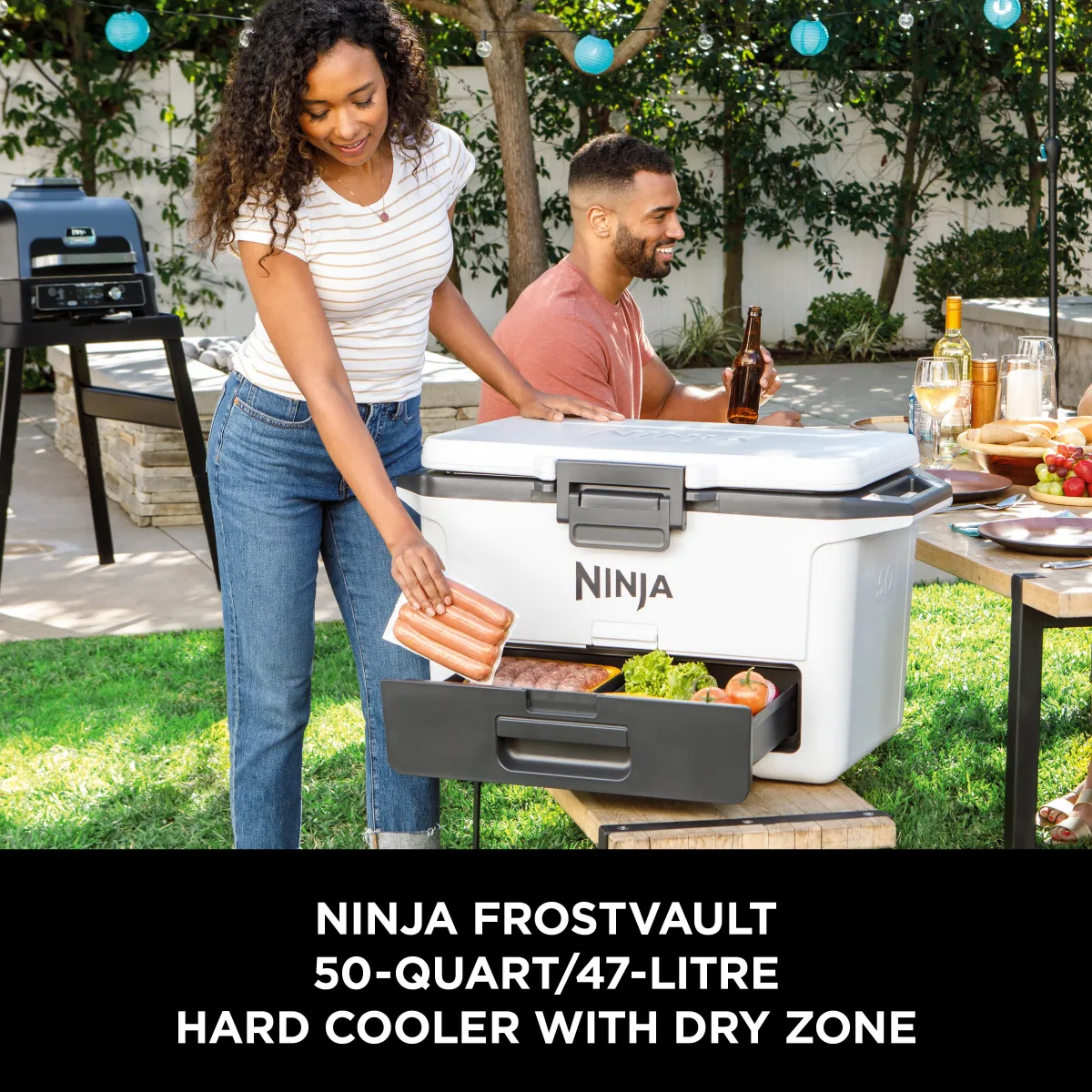 Ninja FrostVault 50QT/47L Hard Cooler - Cloud White FB151UKWH