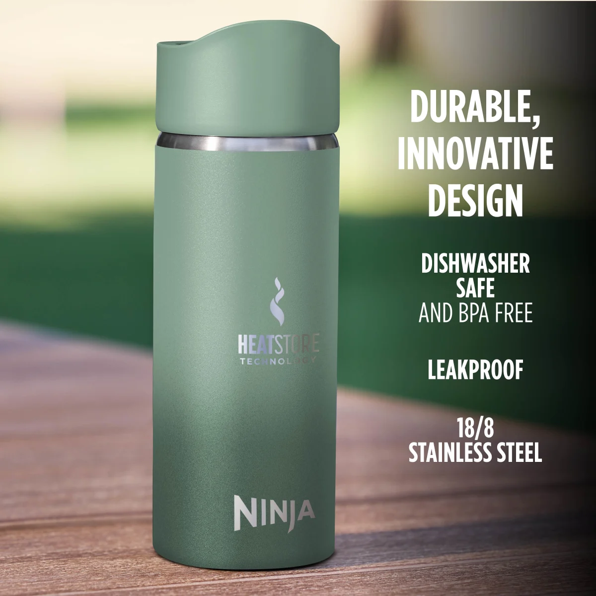 Ninja 400 ml Sip Perfect Travel Mug – Green DW1603EUUKGN