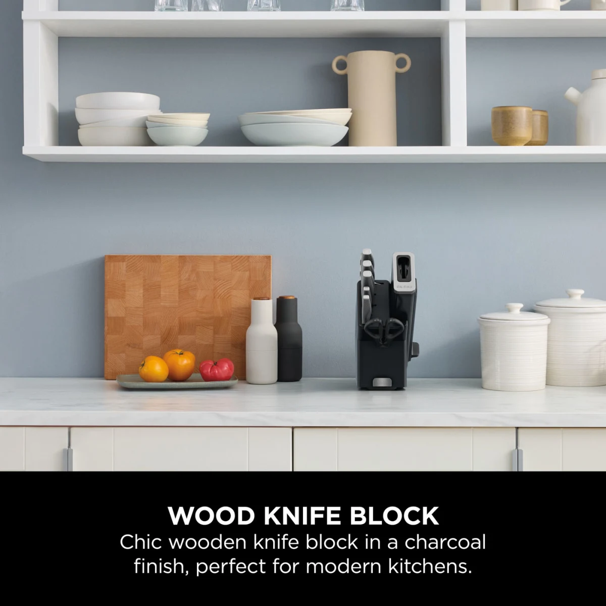 Ninja StaySharp Stainless 6-Piece Knife Set & Wood Block – K62006EUUK