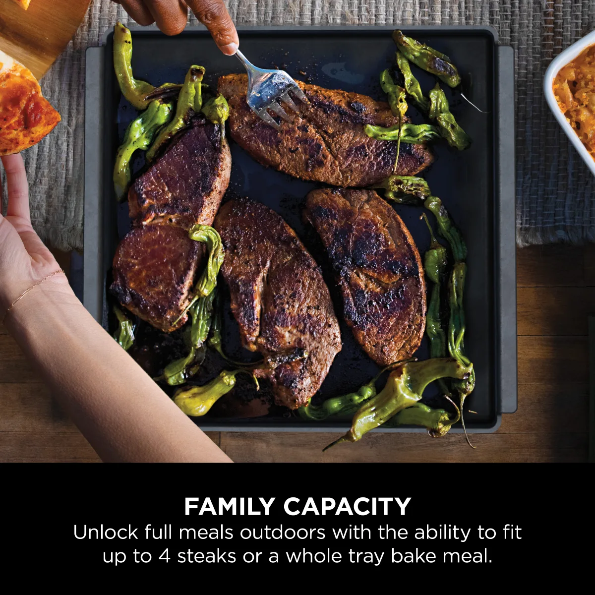 Ninja Woodfire Outdoor Oven Cast Iron Tray