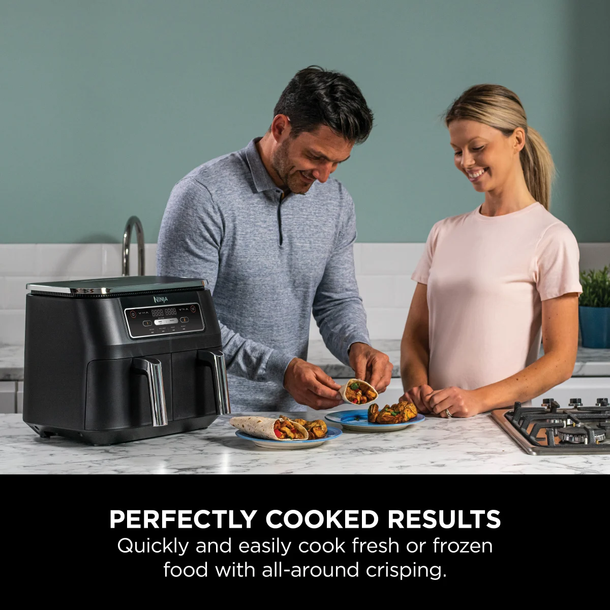 Ninja Foodi 4-in-1 Dual Zone Air Fryer 7.6L AF200UK