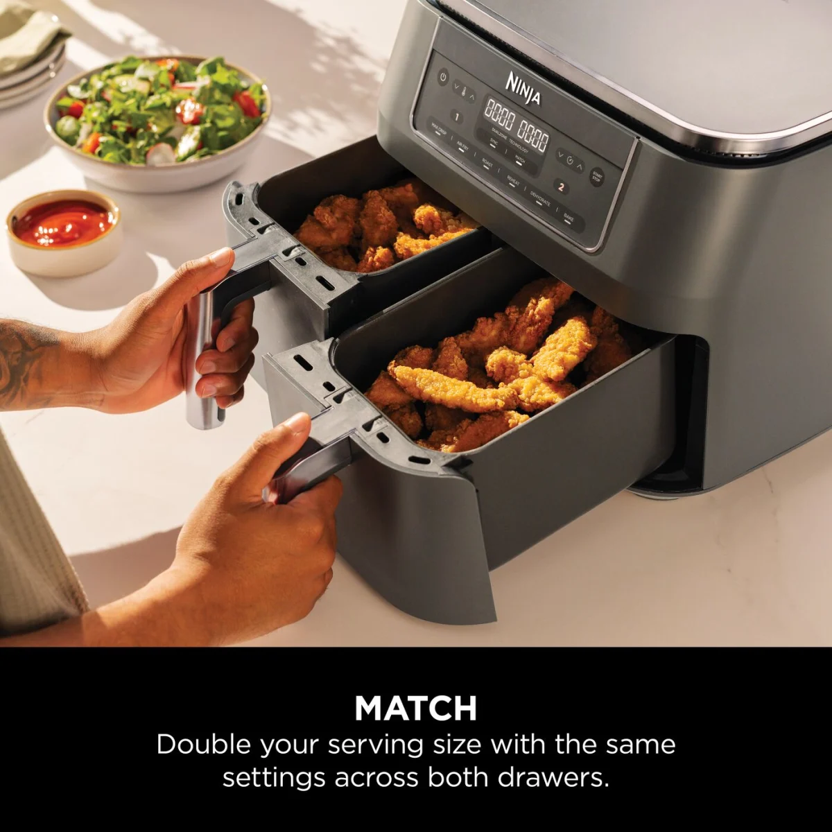 Ninja 6-in-1 Dual Zone Air Fryer 7.6L DZ300UK