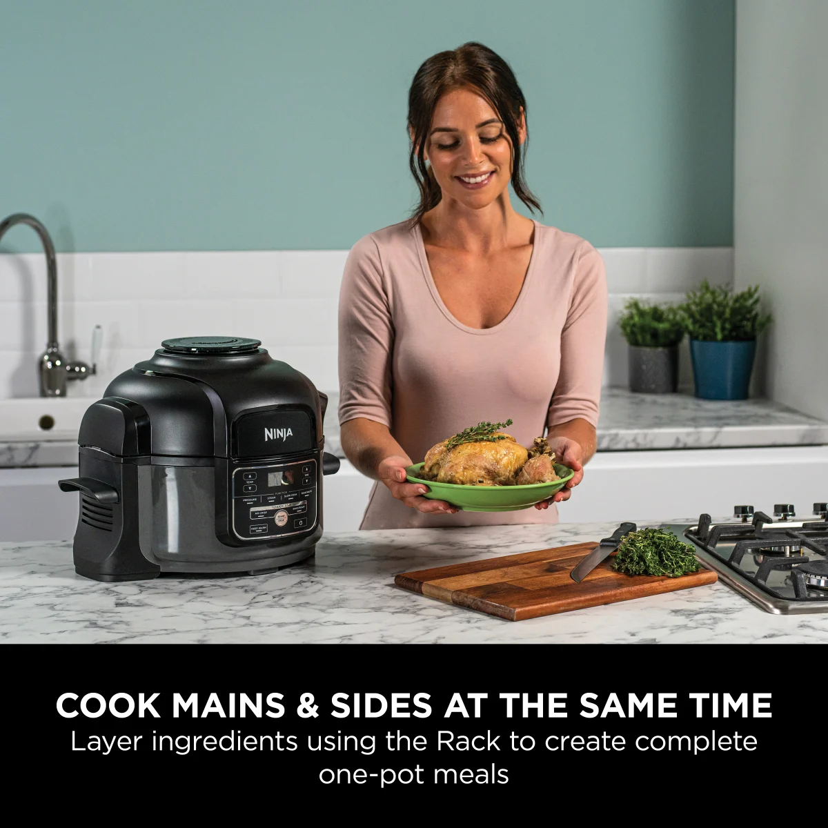 Ninja Foodi Mini 6-in-1 Multi-Cooker 4.7L OP100UK