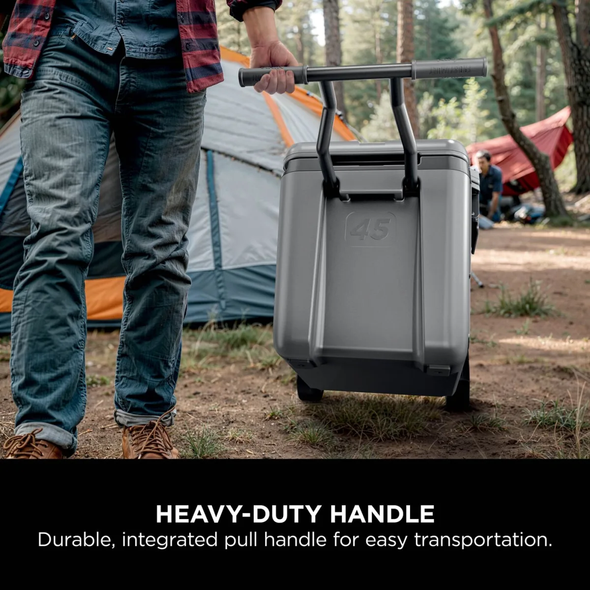 Ninja FrostVault 45QT/42L Wheeled Cooler with Dry Zone, Slate Grey FB245UKGY