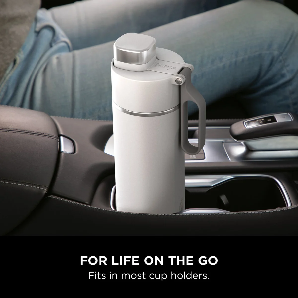 Ninja Thirsti 530 ml Travel Bottle – White DW1801EUUKWH