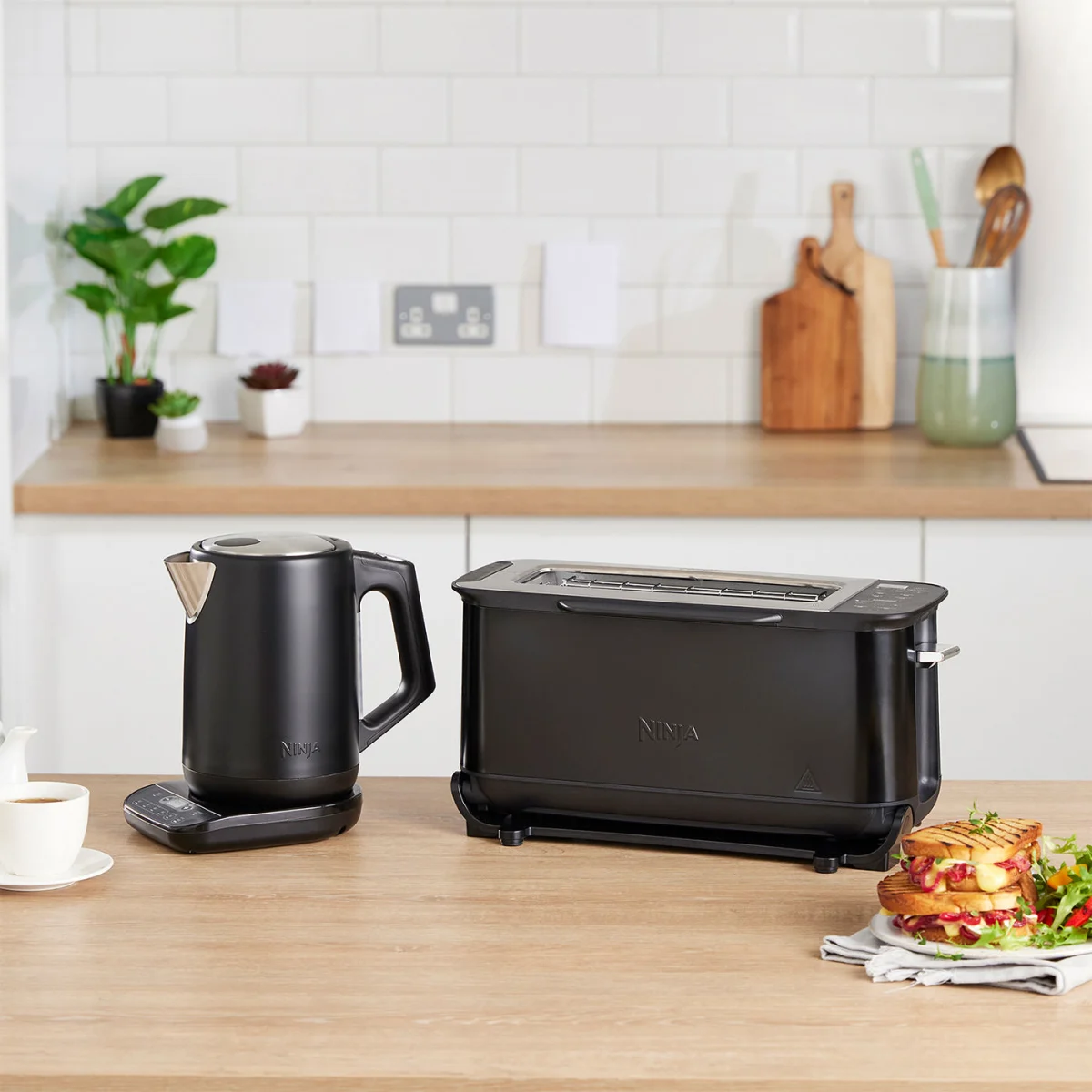 Ninja Black Kettle and Toaster Set