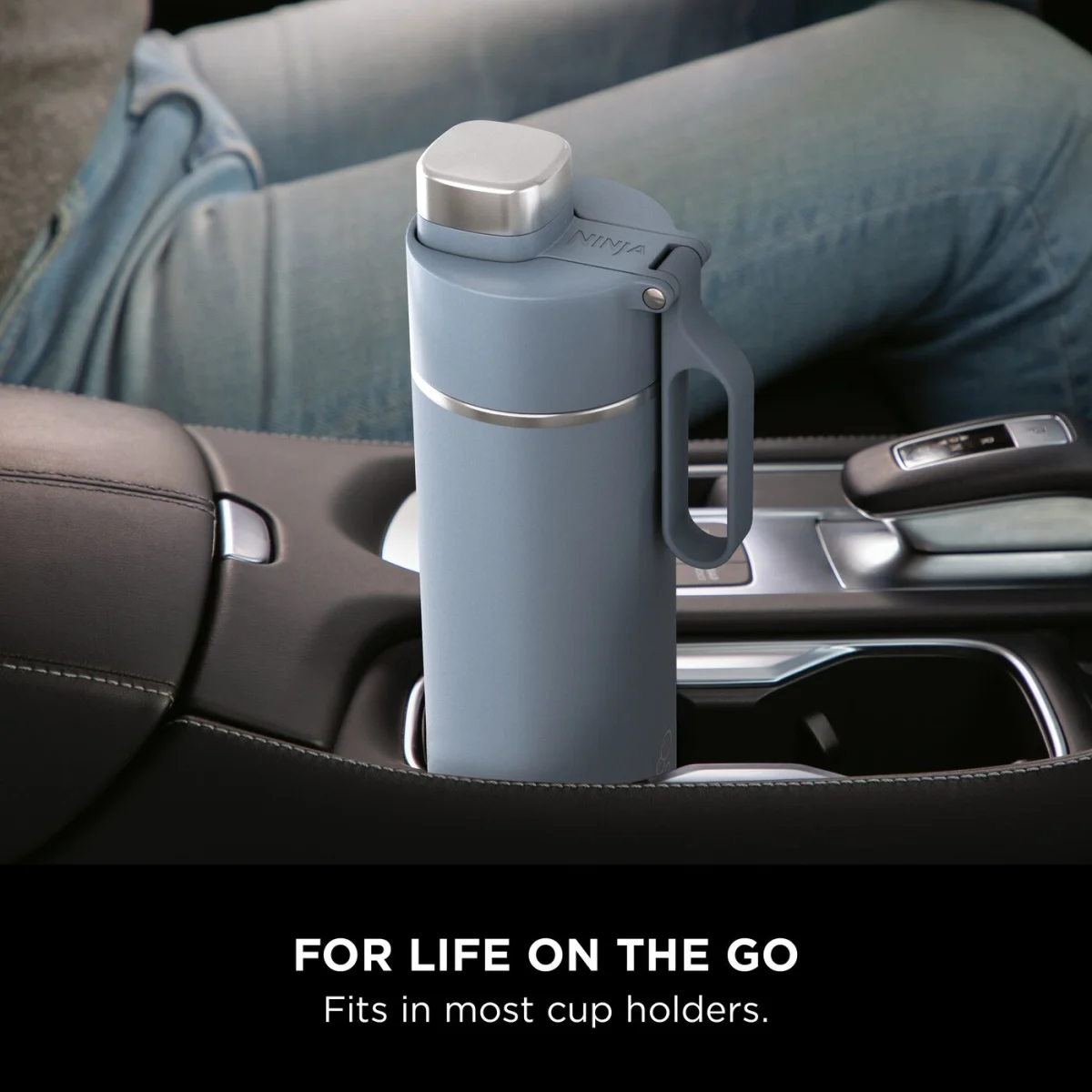 Ninja Thirsti 530 ml Travel Bottle – Blue DW1801EUUKBL