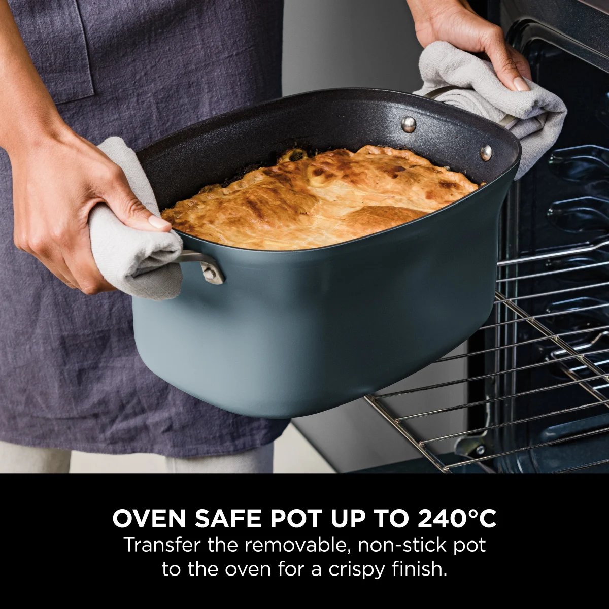 Ninja Foodi 8-in-1 PossibleCooker Slow Cooker & Multi-Cooker Sea Salt Grey [MC1001UK]