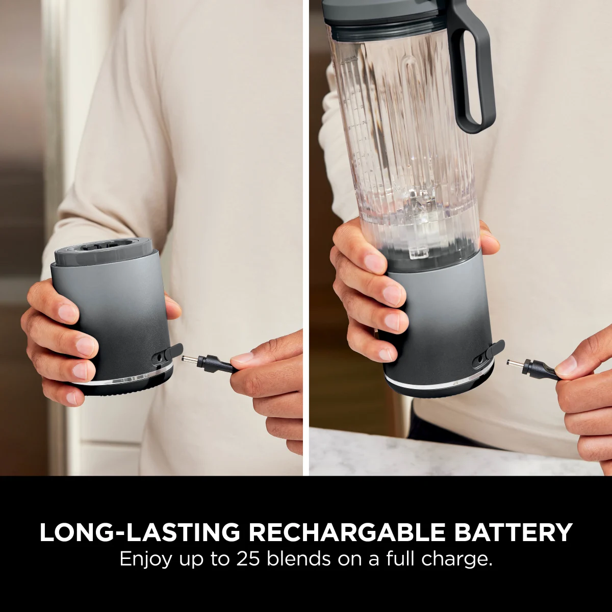 Ninja Blast Max Portable Blender - Cool Grey BC251UKGY