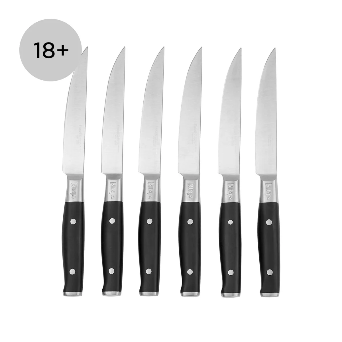 Refurbished Ninja Foodi StaySharp Steak Knives – 6-Piece Set [K32106UKREF] | Excellent Condition