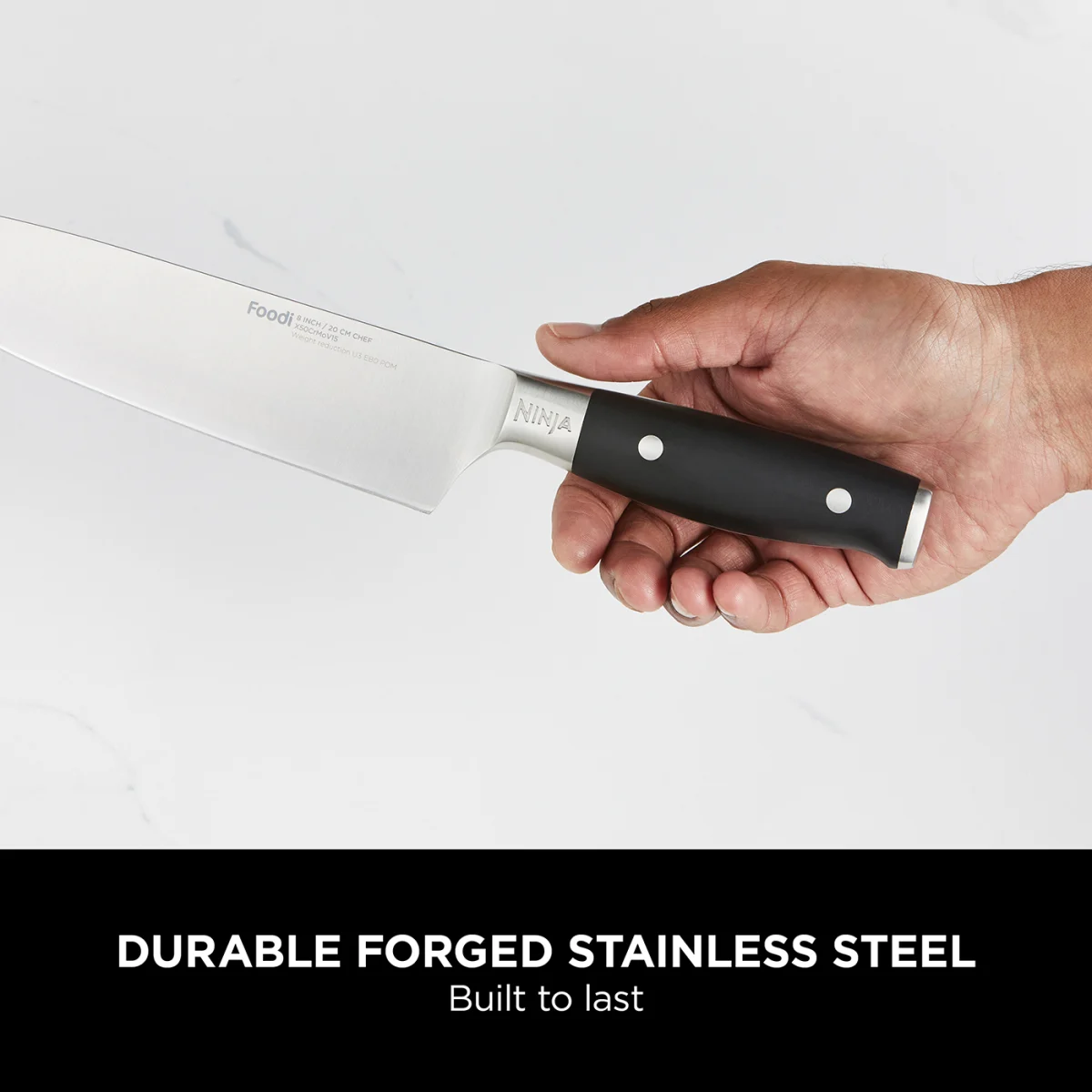 Refurbished Ninja Foodi StaySharp Knife Block with Integrated Sharpener – Deluxe 14-Piece Set K32014EUUKREF