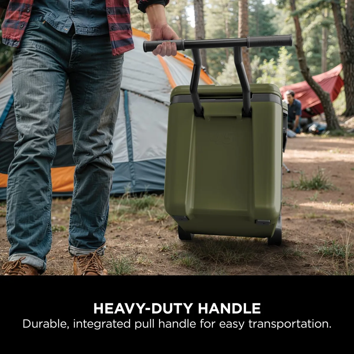 Ninja FrostVault 45QT/42L Wheeled Cooler with Dry Zone – Olive FB245EUUKDBGN