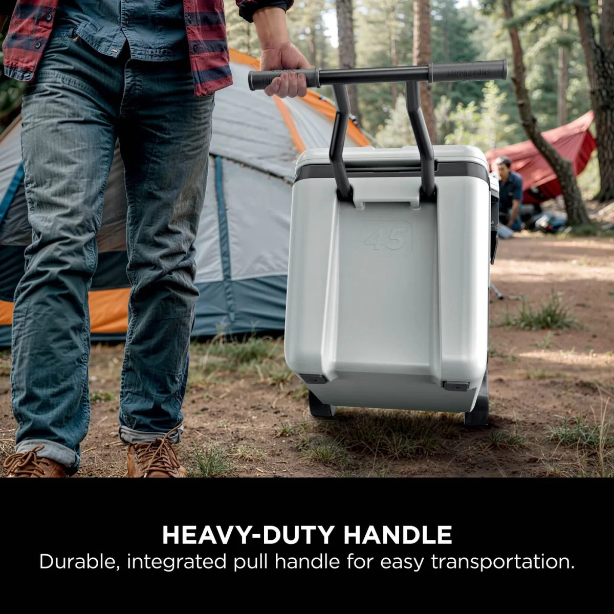 Ninja FrostVault 45QT/42L Wheeled Cooler with Dry Zone, Cloud White FB245UKWH