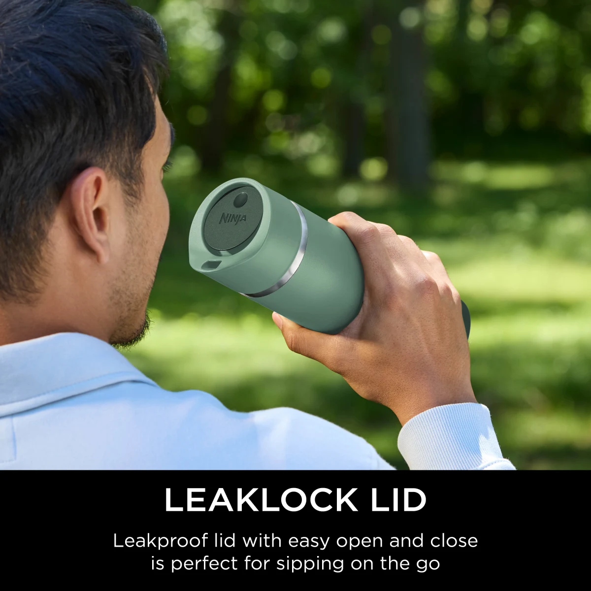 Ninja 400 ml Sip Perfect Travel Mug – Green DW1603EUUKGN