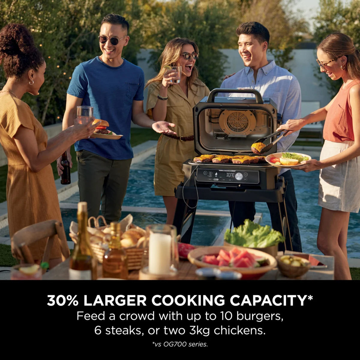 Ninja Woodfire Pro Connect XL Electric BBQ Grill & Smoker