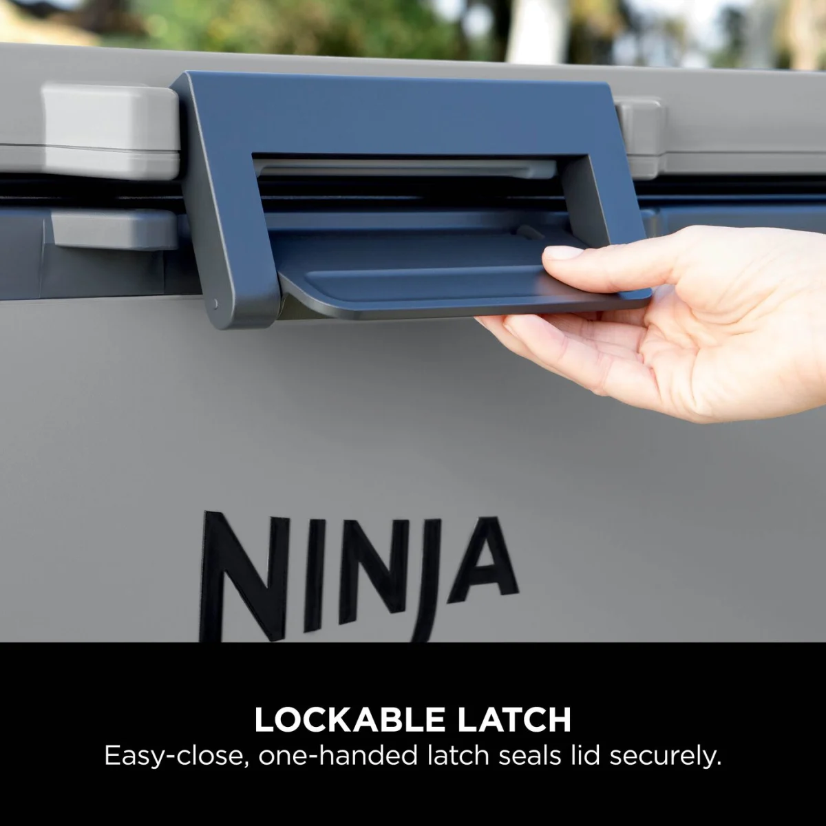 Ninja FrostVault 65QT/61L Wheeled Cooler with Dry Zone, Slate Grey FB265EUUKGY