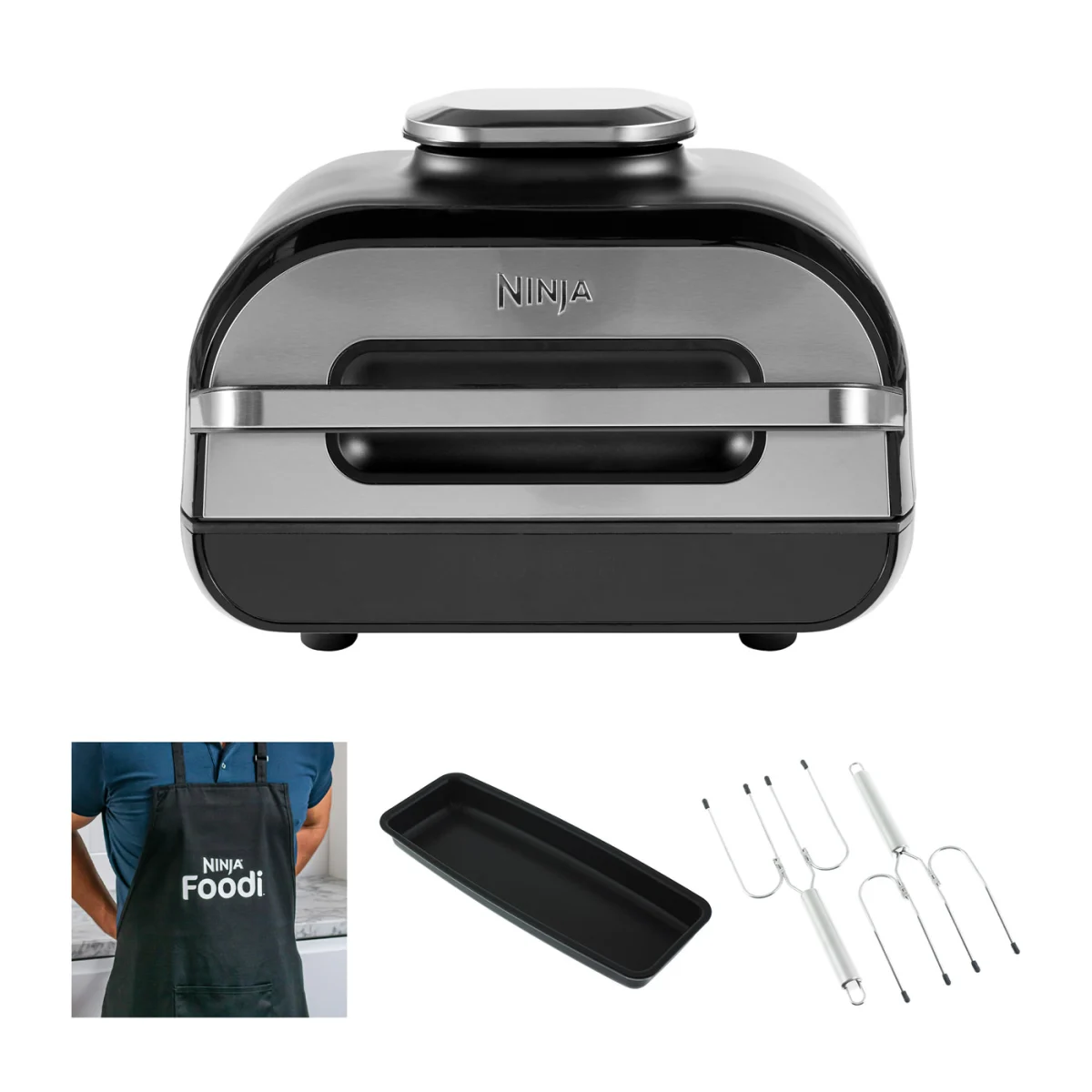 Ninja Foodi MAX Health Grill & Air Fryer Exclusive Accessory Bundle